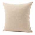 Kissen 45 x 45 cm Beige mit strukturierter Textiloberfläche weich