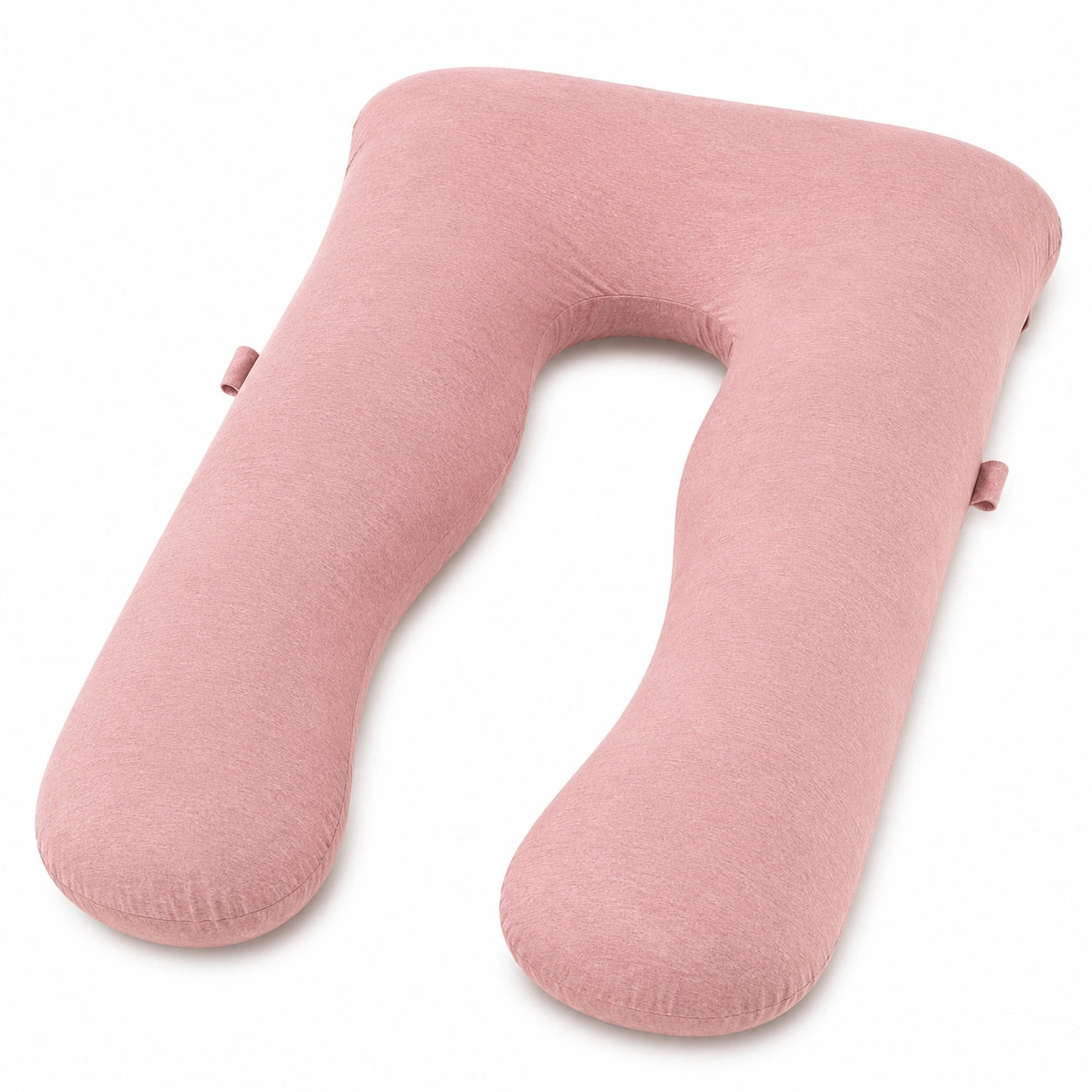 U-förmiges Schwangerschaftskissen 140 cm Textil Rosa stützend
